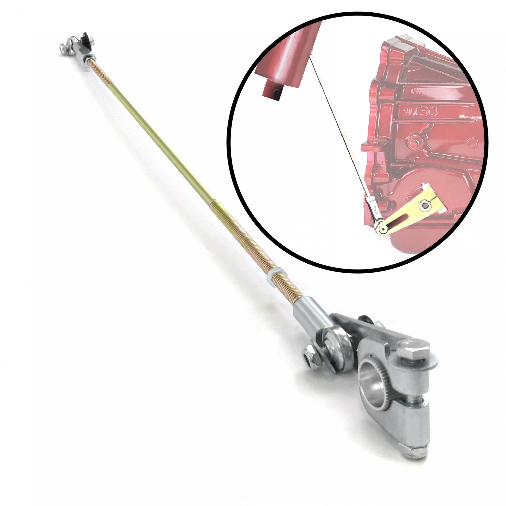 Universal Adjustable GM Transmission Column Shift Linkage Kit TH-350 7 – American Shifter