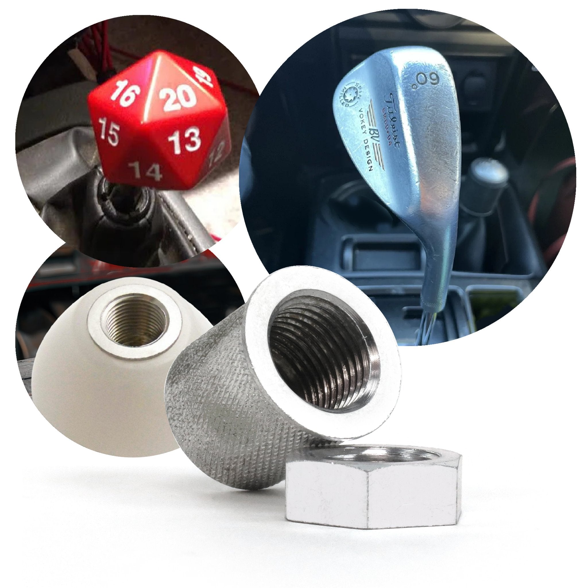 DIY M16 x 1.5 Shift Knob Maker Insert -Make Anything Into a Dream Custom Shifter