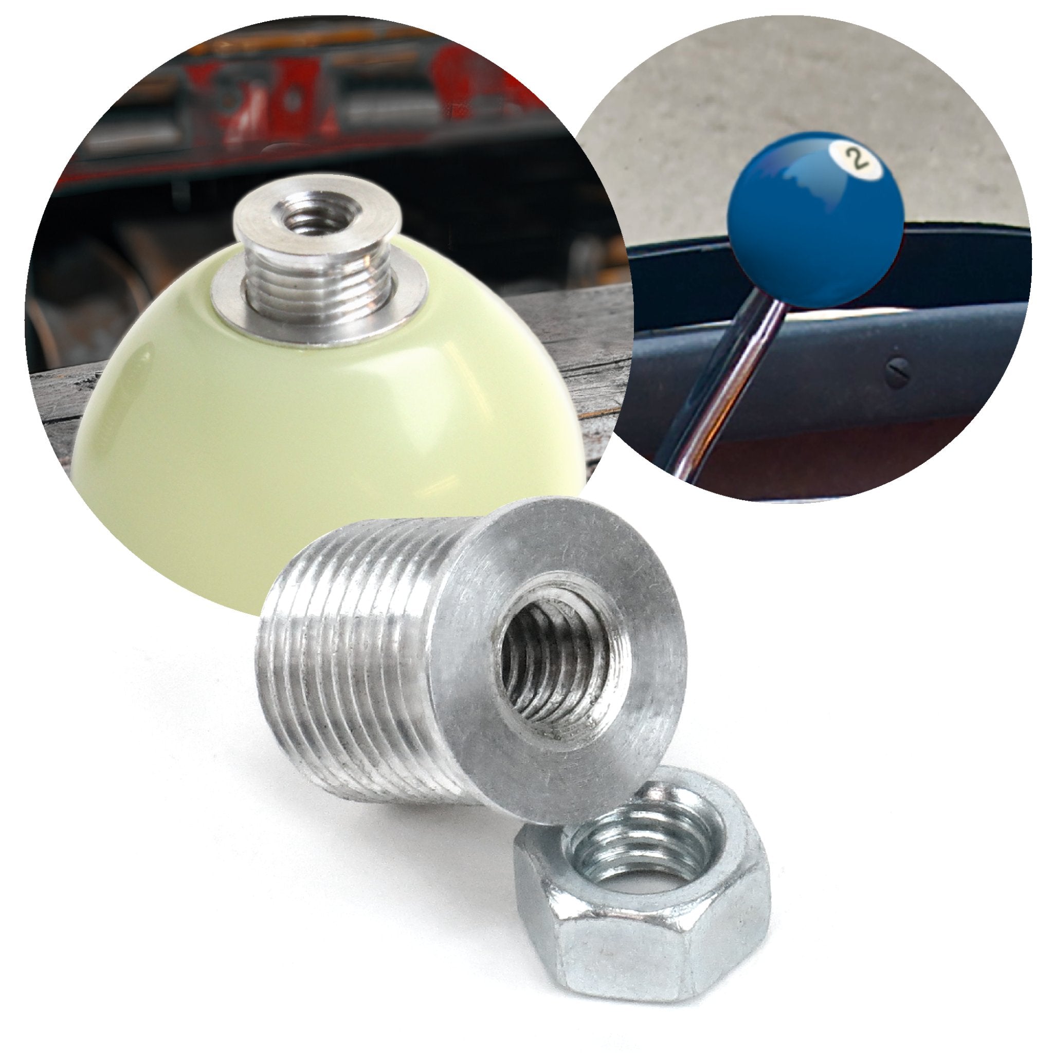 Shift Knob Threaded Adapter Factory Fit