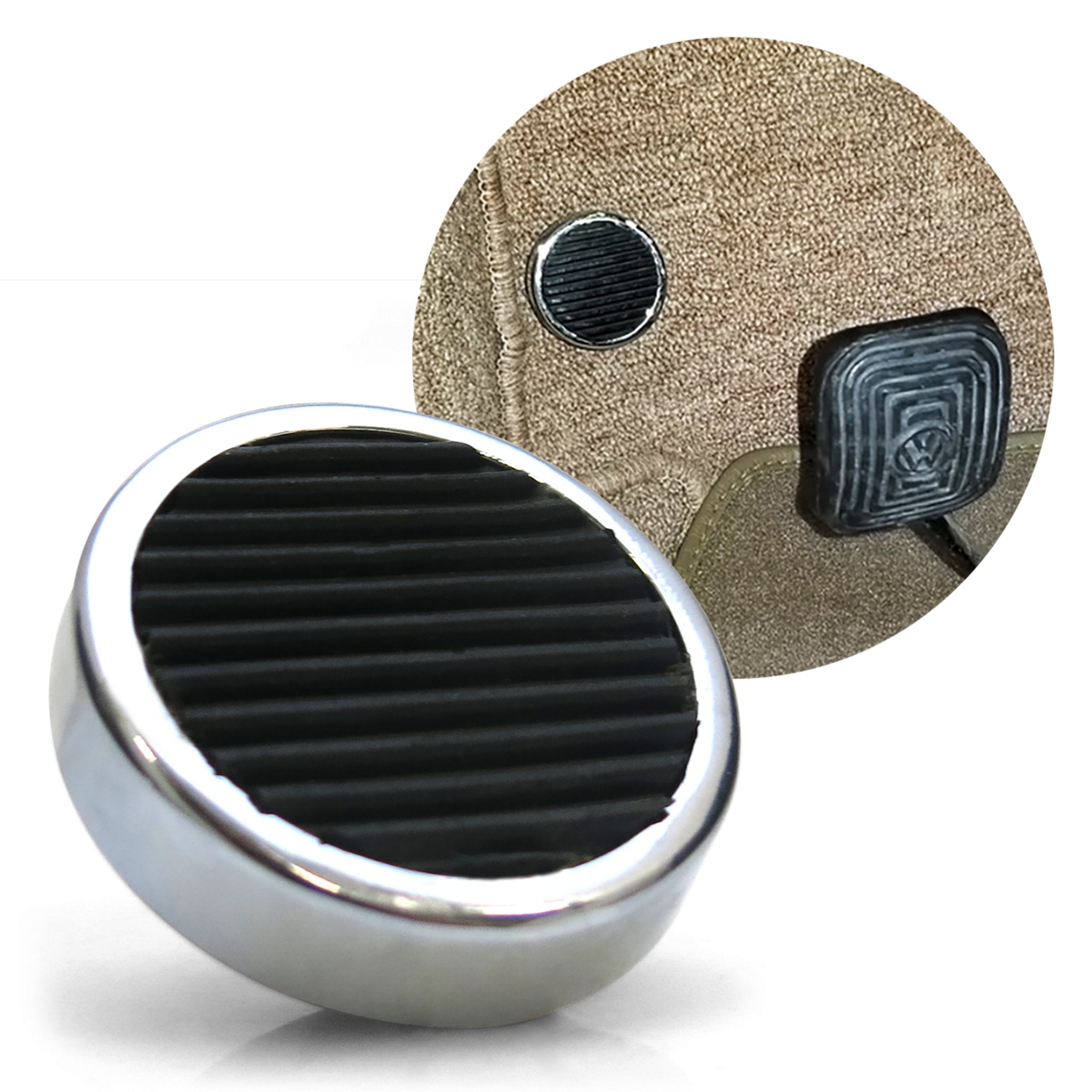 cheyenne pedal 1971-1995 Chevrolet Van Show Quality Chrome Floor Mount Round Dimmer Pedal