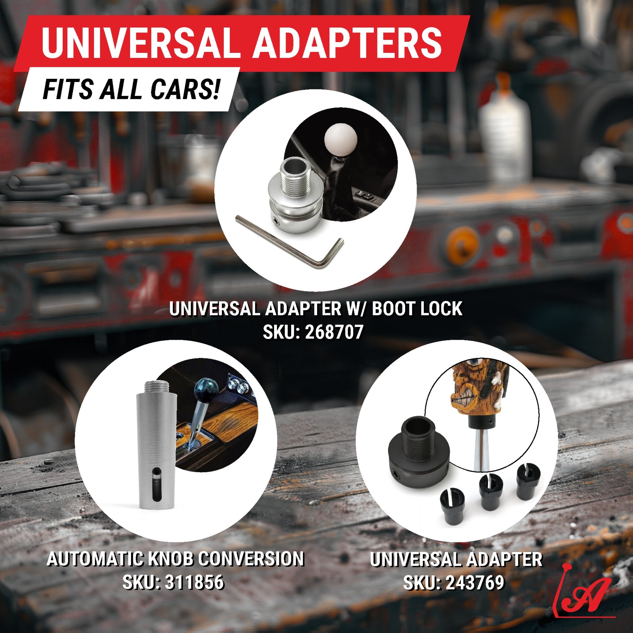 Shift Knob Threaded Adapter Factory Fit