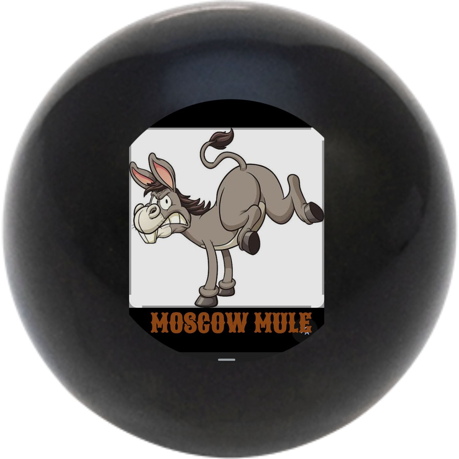 Custom Printed Solid Billiard Pool Cue Ball Shift Knob with Steel M16 x 1.5 Insert 301