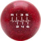 Custom Printed Translucent Metal Flake Sparkle Retro Vintage Round Shift Knob with 16mm x 1.5 Insert 296