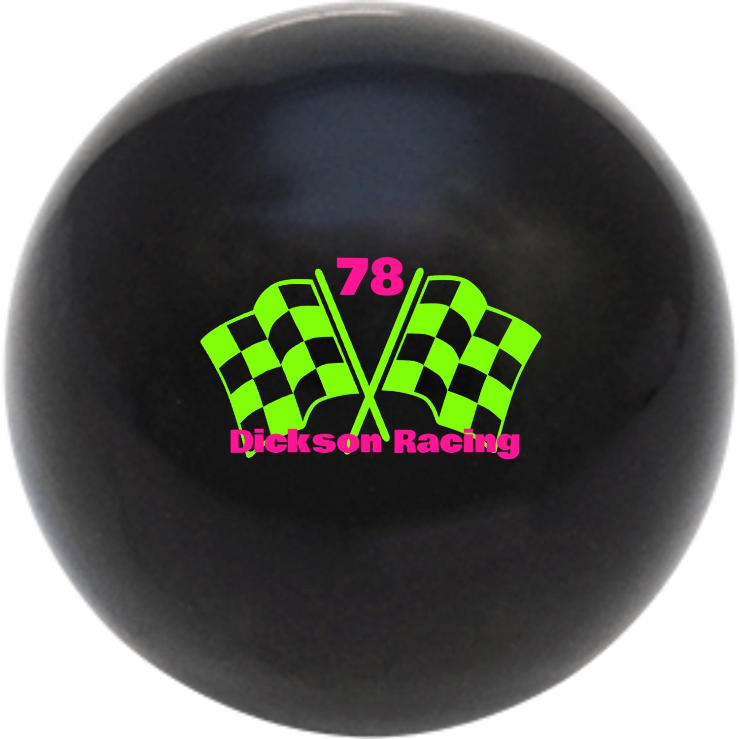 Custom Printed Solid Billiard Pool Cue Ball Shift Knob with Steel M16 x 1.5 Insert 286