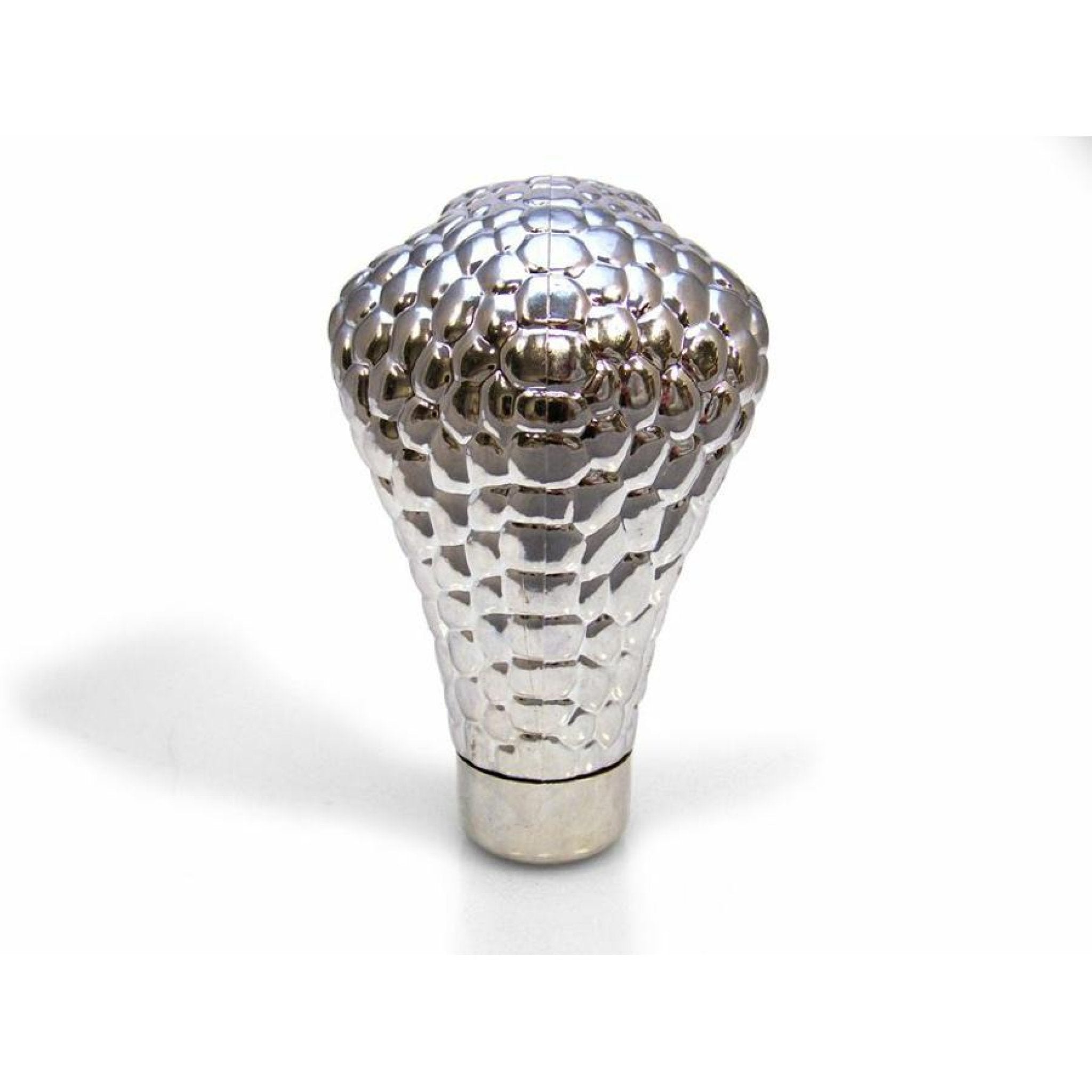 Cobra Snake Custom Shift Knob with Polished Chrome Finish - Illuminated & Non-Illuminated Eyes