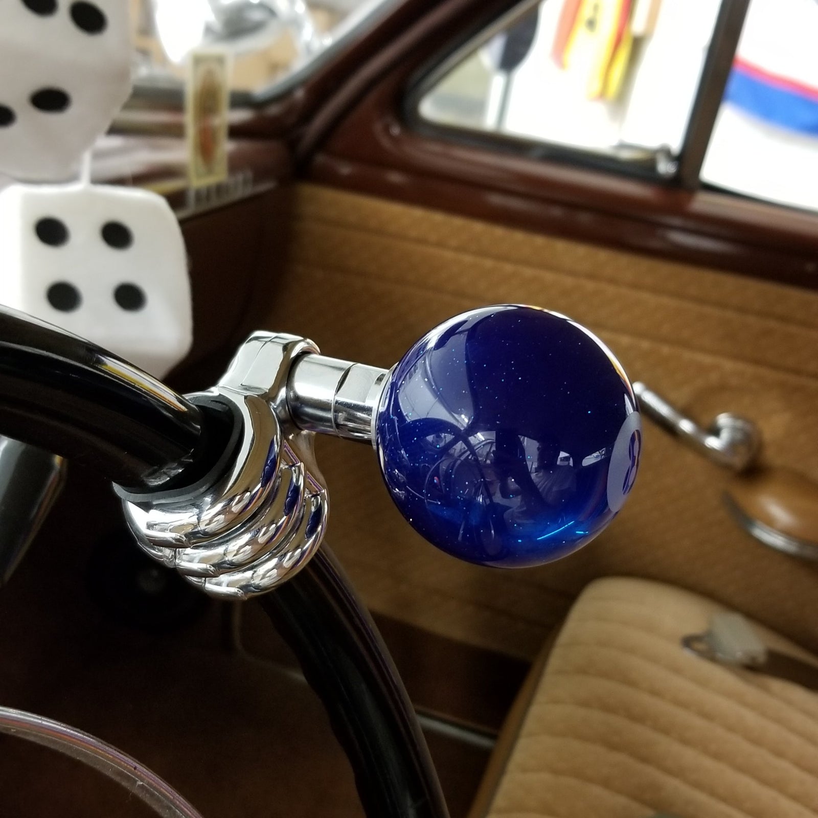 1906-1926 Rolls-Royce 40/50 hp Steering Wheel Convoy Power Grip Brody Knob Adapter - M16 x 1.5 Shaft