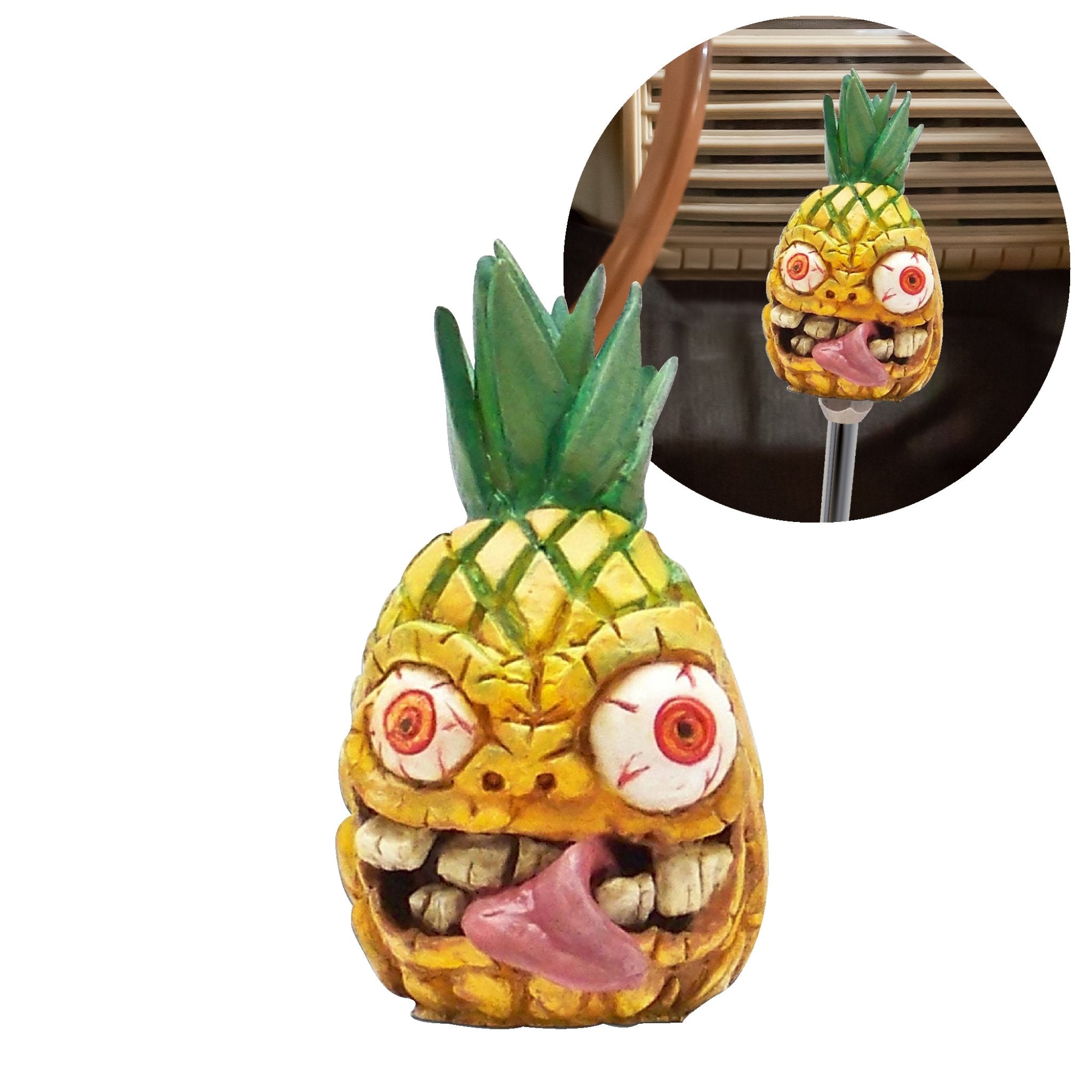 Tiki Pineapple Custom Shift Knob Handcrafted Limited Edition Universal Hot Rod