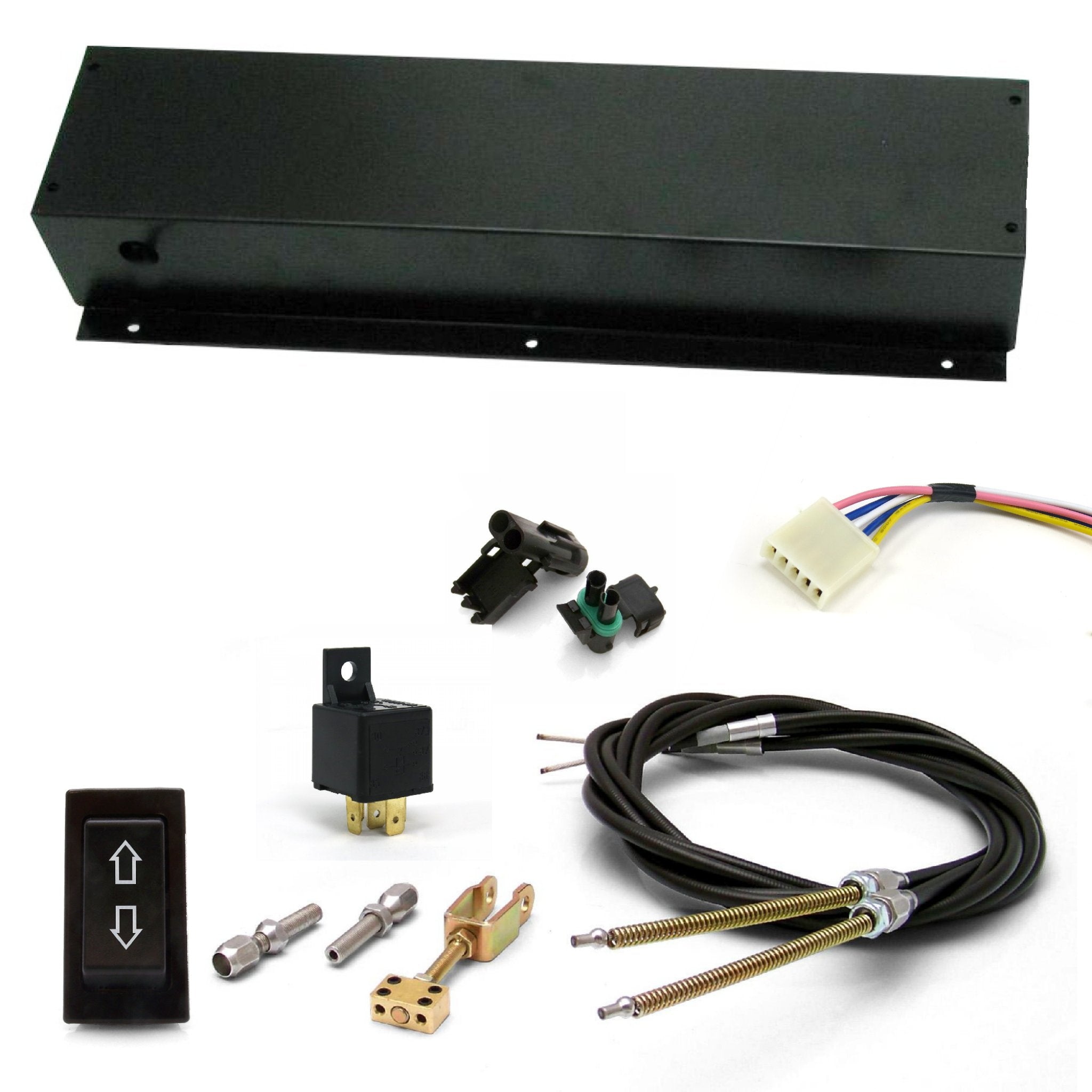 eBRAKE PRO Power Remote Mount Emergency Parking Brake Kit Heavy-Duty 200 LB Pull