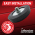 1901-1907 Oldsmobile Curved Dash round rubber brake pedal pad 3.25 inch dia 1/2 inch mounting stud rat rod Hot Rod