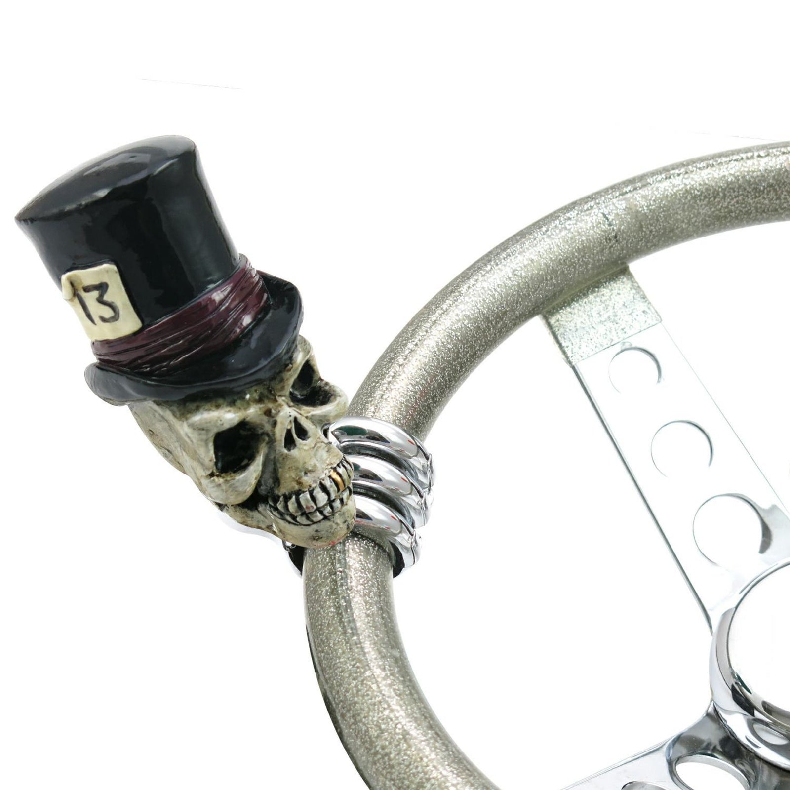 Top Hat Skull Custom Adjustable Suicide Brody Necker Knob for Steering Wheel