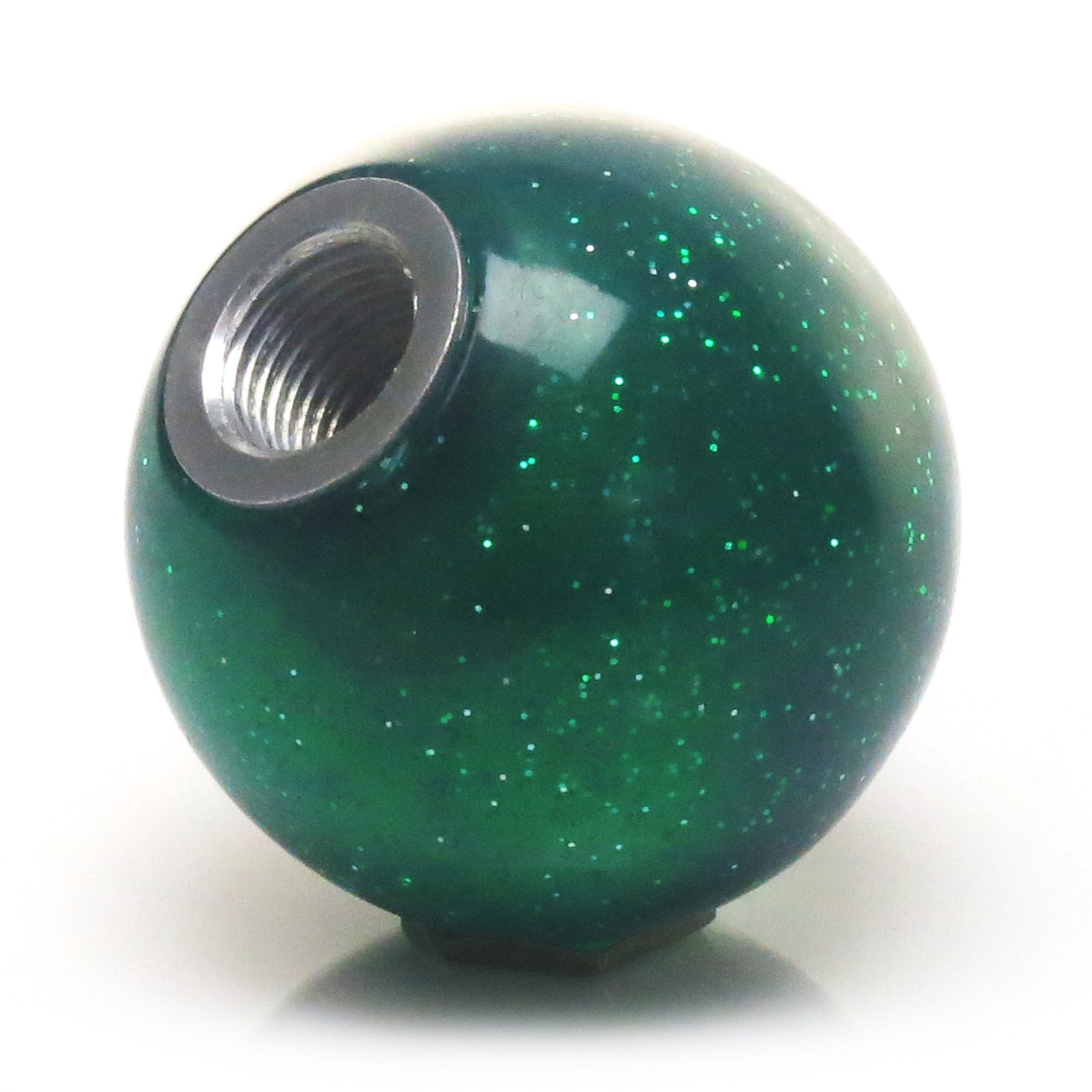 Green Spider Translucent Metal Flake Old Skool Retro Vintage Style Shift Knob