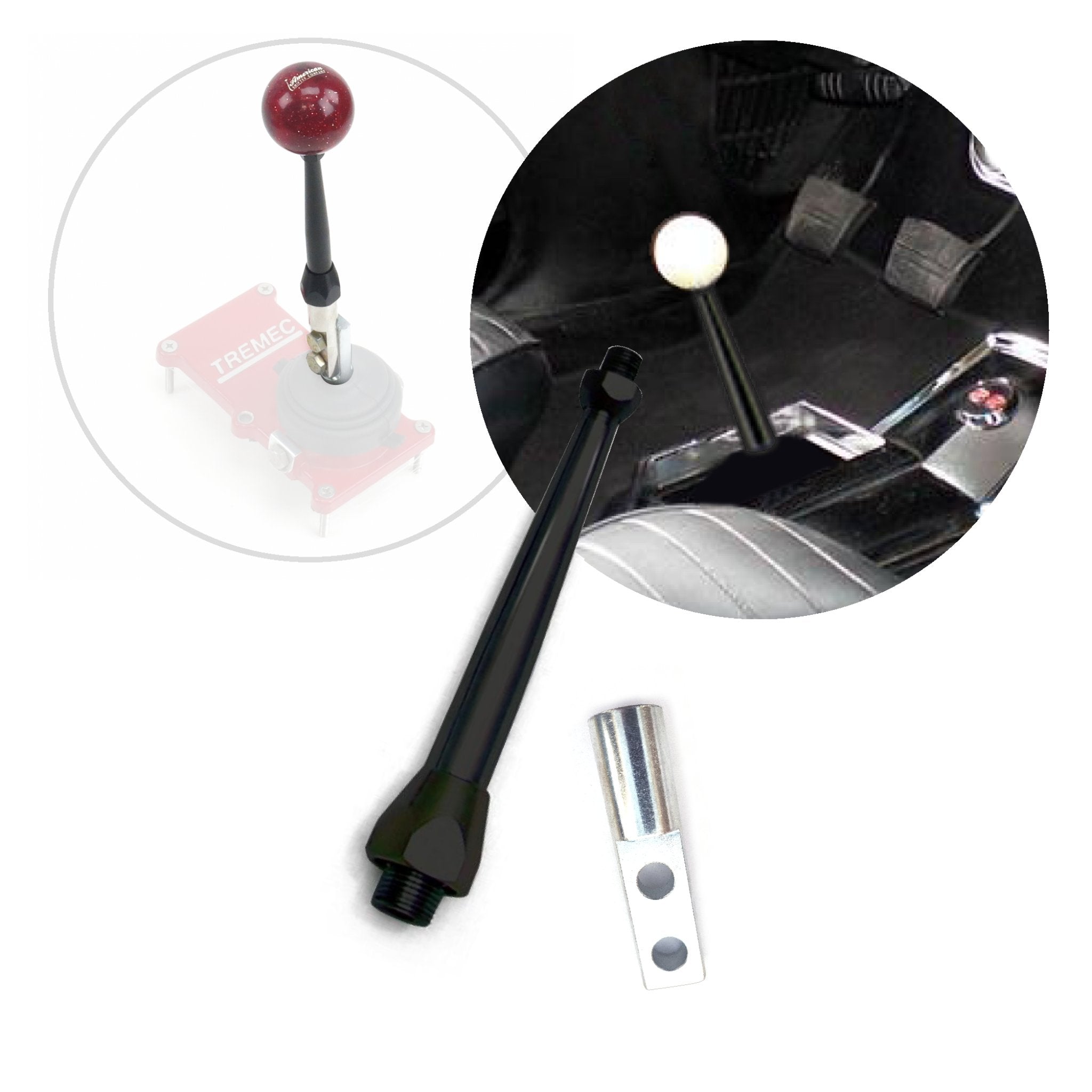 Shifter Lever Arm with Manual TKO Tremec Adapter - Fits 5 & 6 Speed Transmission