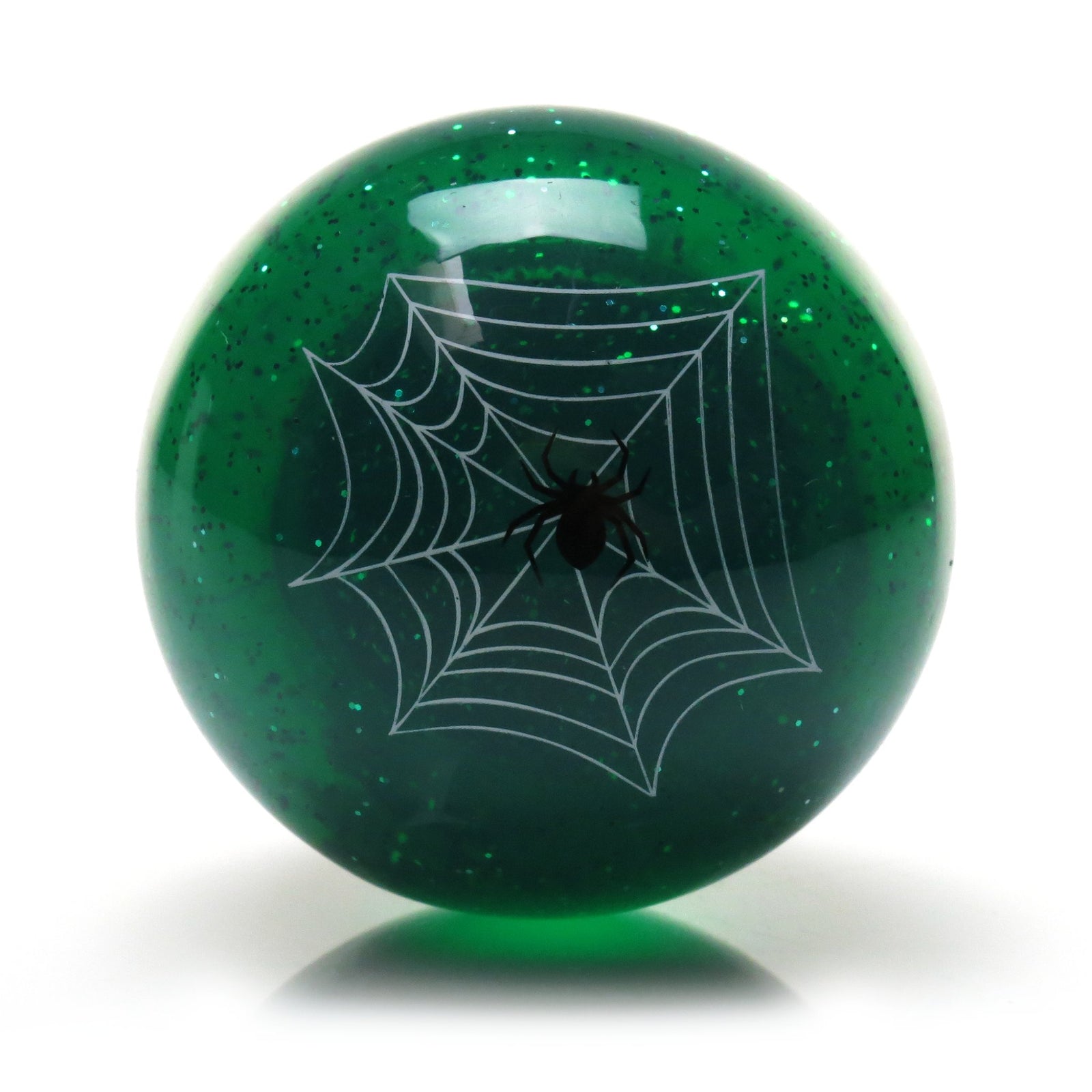 Green Spider Translucent Metal Flake Old Skool Retro Vintage Style Shift Knob