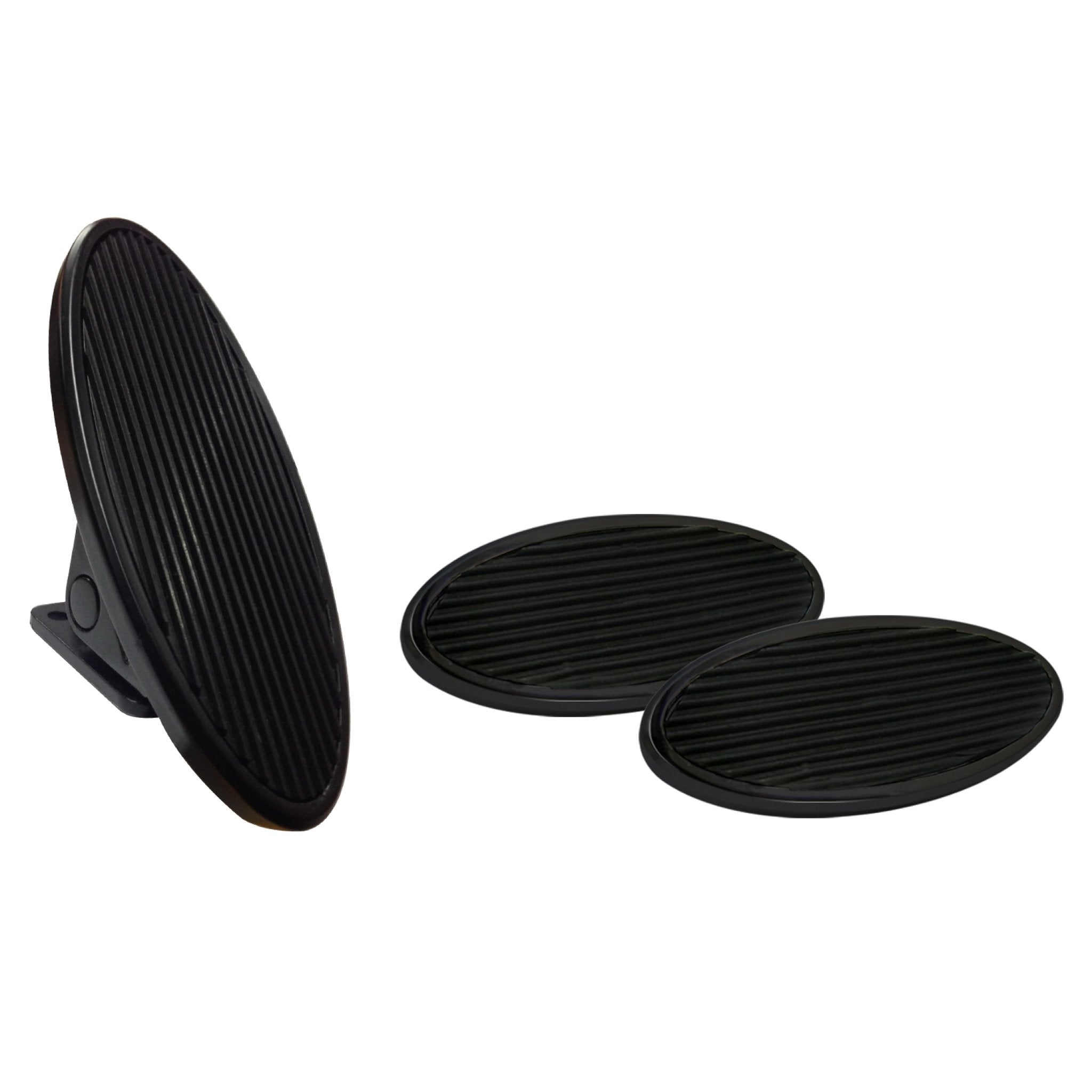 Billet Floor Mount Gas Pedal & 2 Small Oval Brake/Clutch Pedals