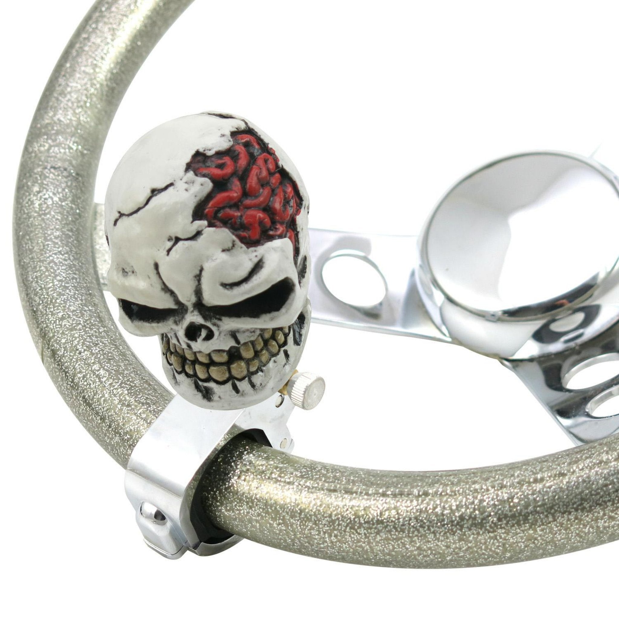 Munch Skull Custom 2 Position Suicide Brody Necker Knob for Steering Wheel