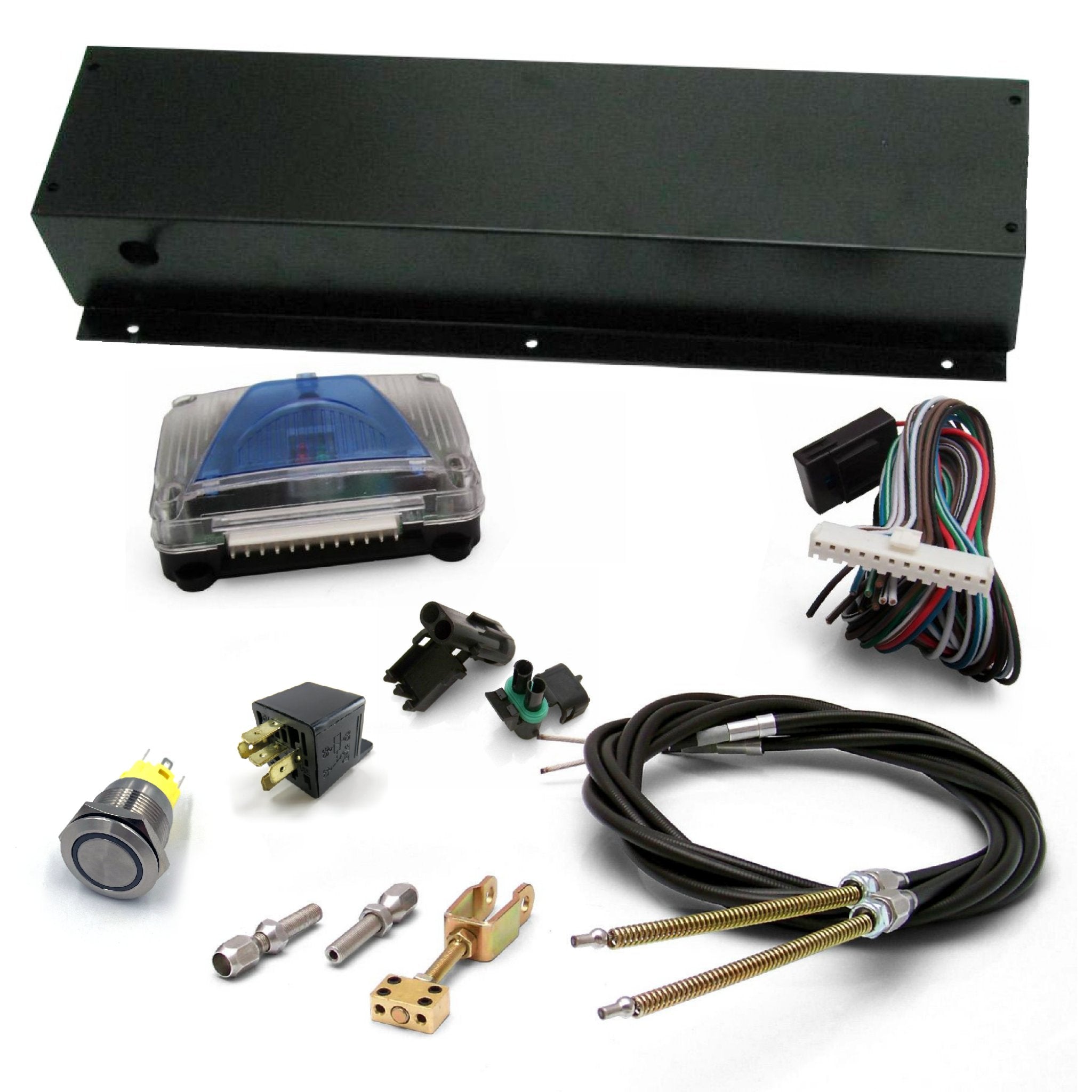eBRAKE PRO+ Power Remote Mount Emergency Parking Brake Kit With Motor Control