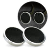 Round Clutch & Brake Pedal Set CNC Machined Billet Aluminum Custom