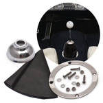 Vertical Shifter or Emergency Brake Boot with Trim Ring and Cap