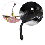 Shift Lever Arm - Solid One-Piece Chrome or Black Steel Automatic Stick - Choose Length, Style & Finish