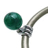 Green Spider Web Old Skool Round Metal Flake Adjustable Suicide Brody Knob