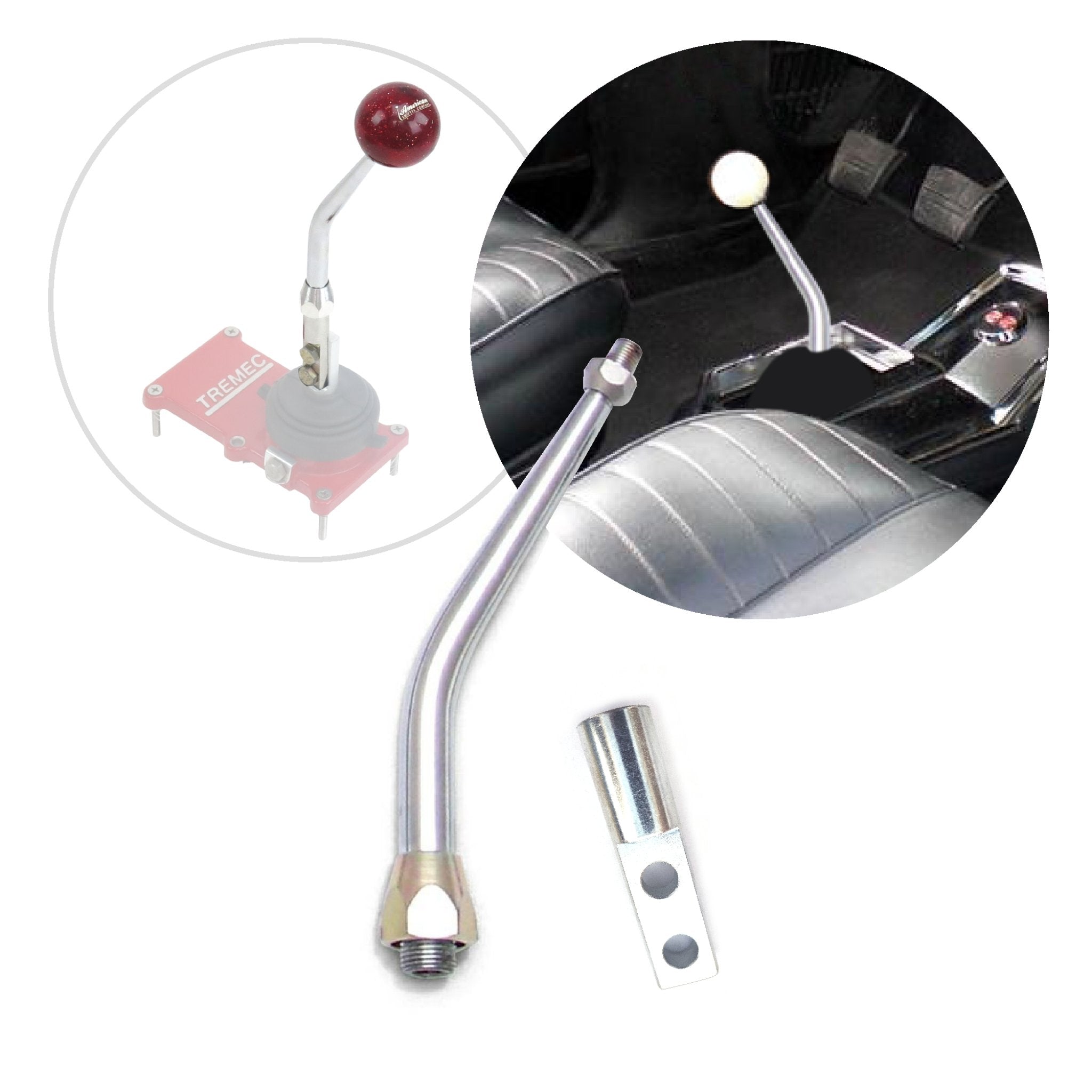 Shifter Lever Arm with Manual TKO Tremec Adapter - Fits 5 & 6 Speed Transmission
