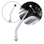 Shift Lever Arm - Solid One-Piece Chrome or Black Steel Automatic Stick - Choose Length, Style & Finish