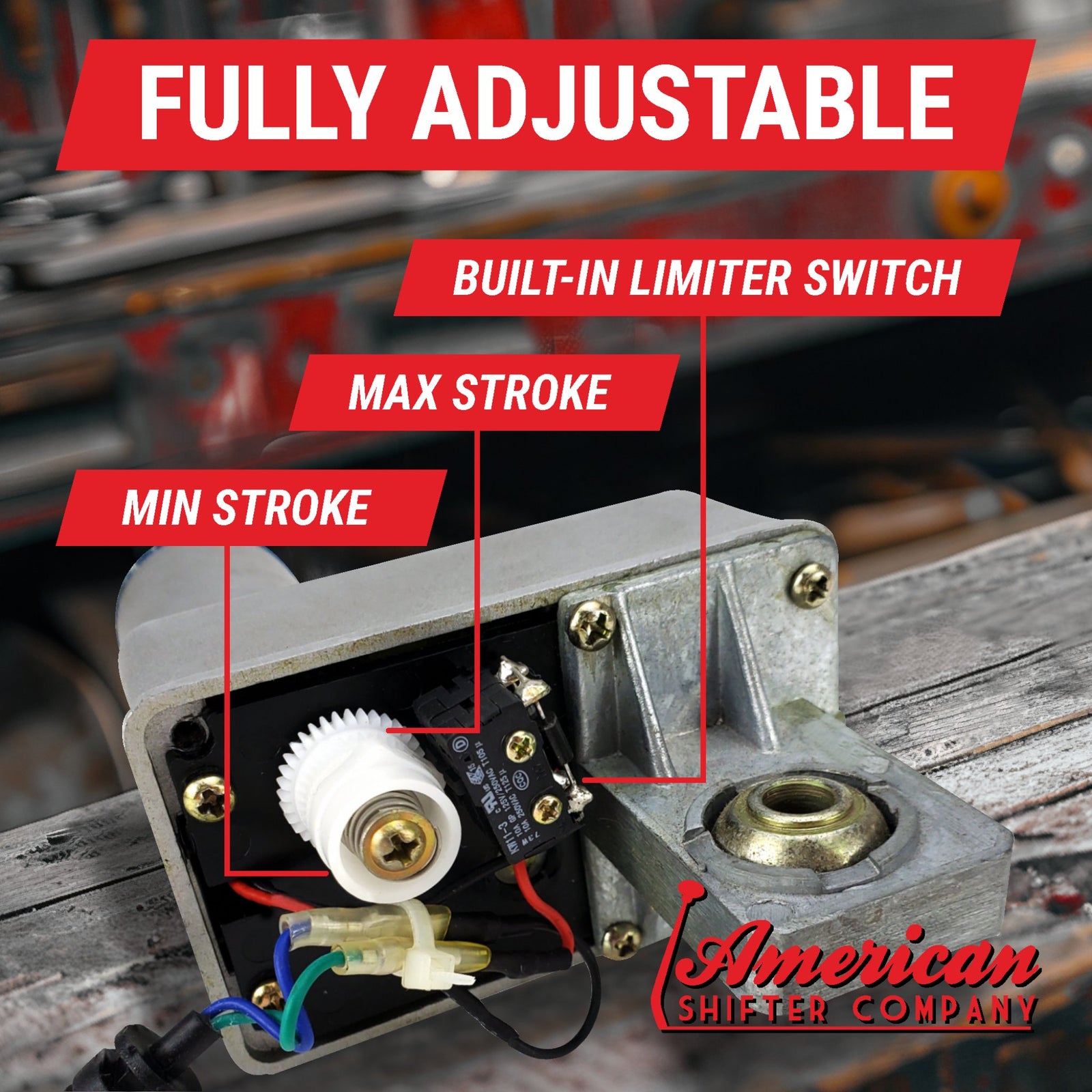 eBRAKE PRO+ Power Remote Mount Emergency Parking Brake Kit With Motor Control