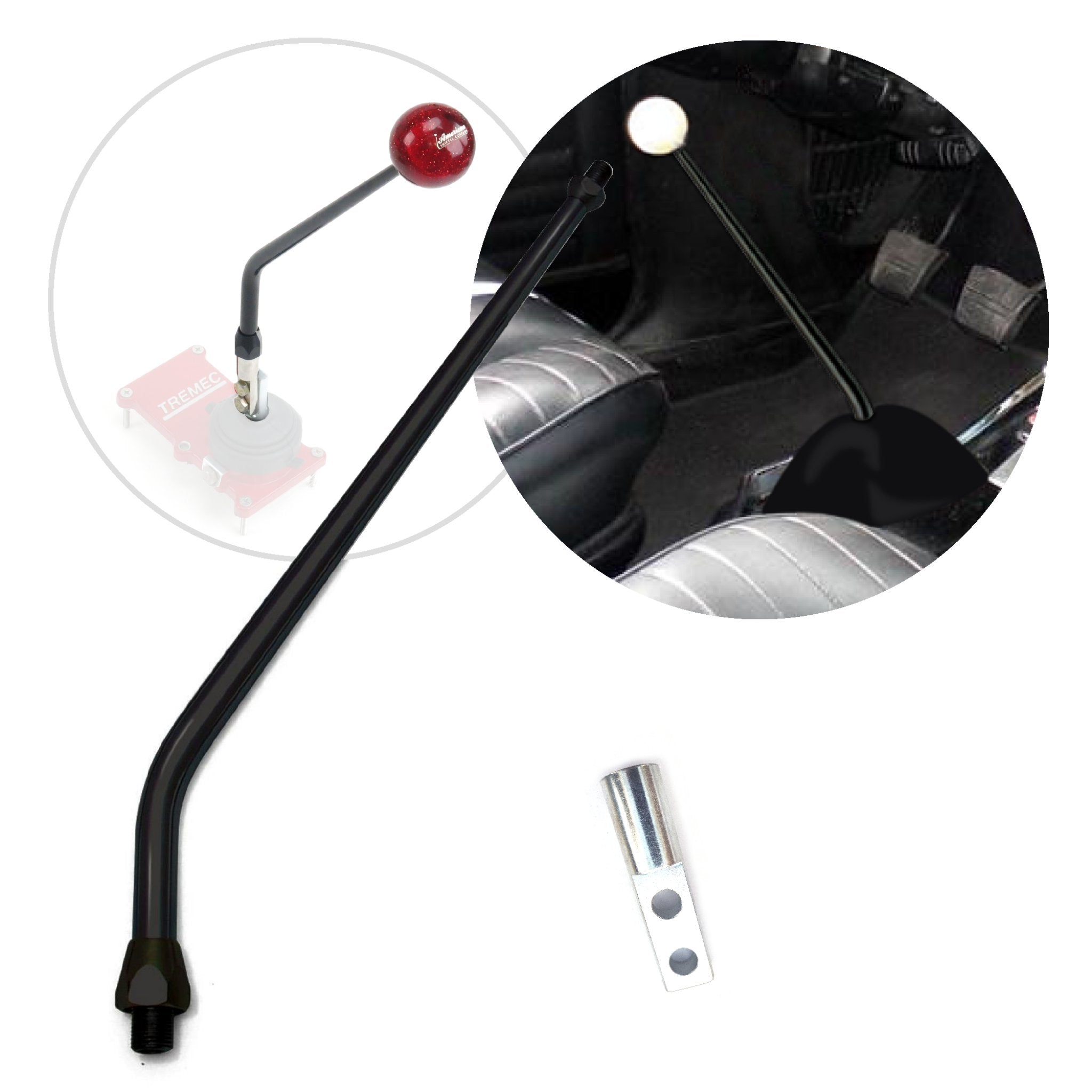 1901-1907 Oldsmobile Model B Shifter Lever Arm with Manual TKO Tremec Adapter - Fits 5 & 6 Speed Transmission , Model B