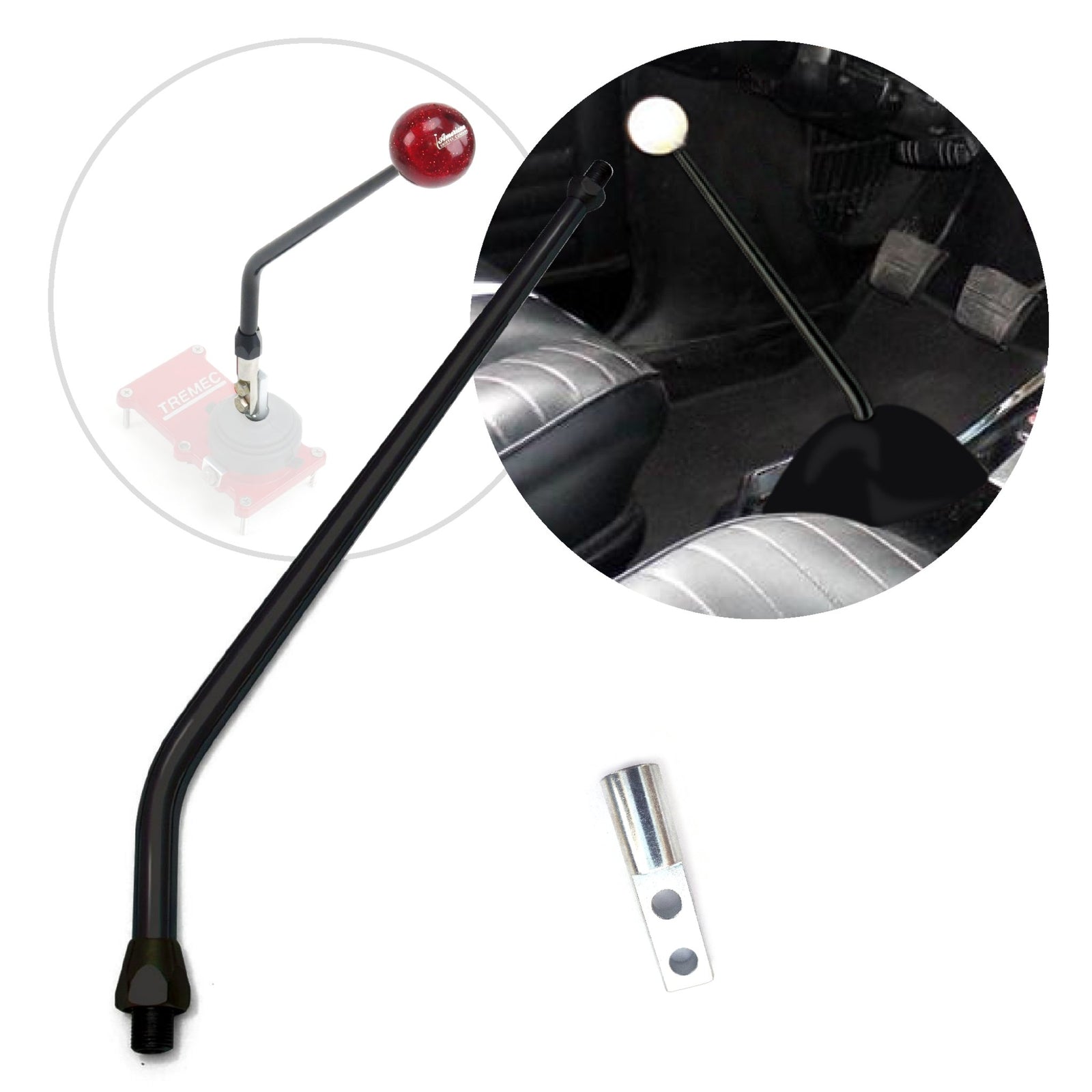 2008-2010 Volvo V70, XC70 Shifter Lever Arm with Manual TKO Tremec Adapter - Fits 5 & 6 Speed Transmission , 3.2, T6