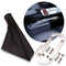 Horizontal Shift or Emergency Brake Boot with Oval Beauty Trim Ring