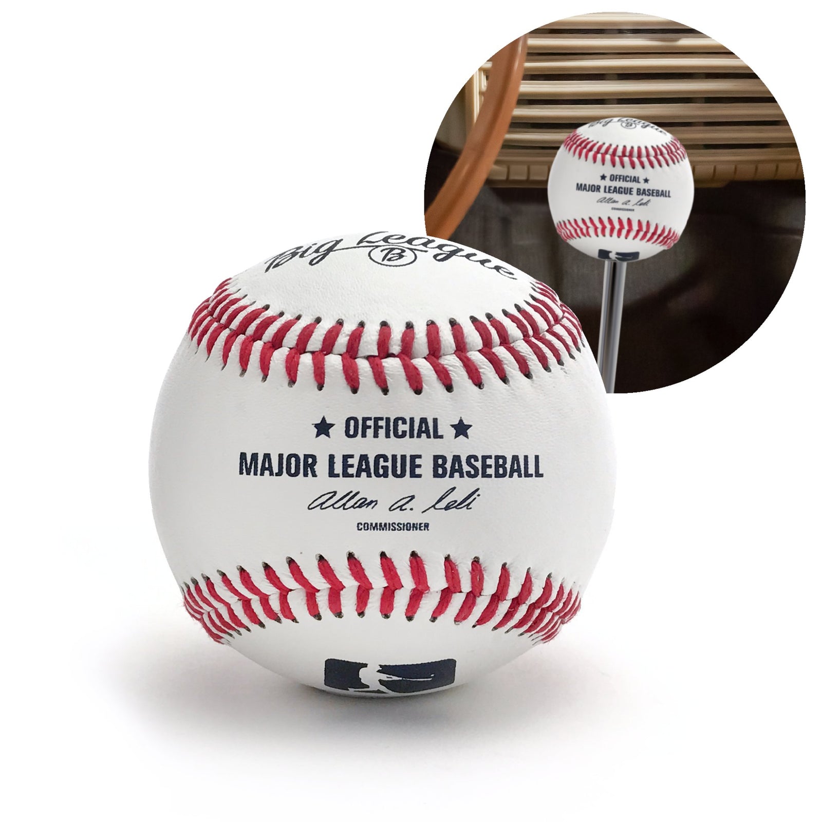 Official Big League Baseball Transmission Gear Shift Knob with Insert