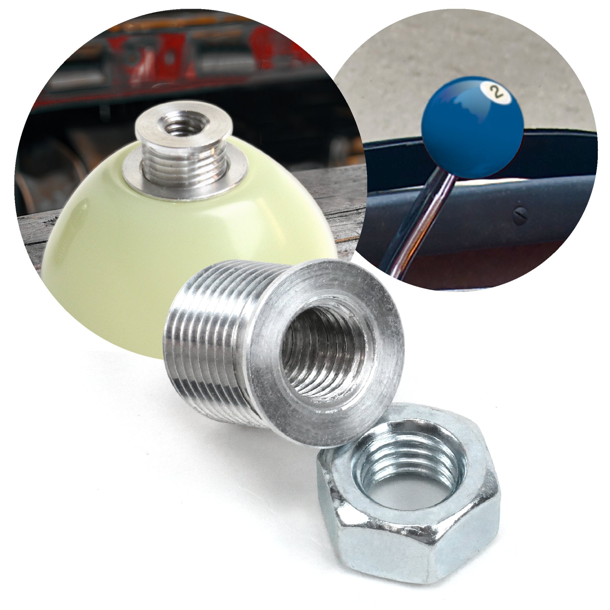 Shift Knob Threaded Adapter Factory Fit