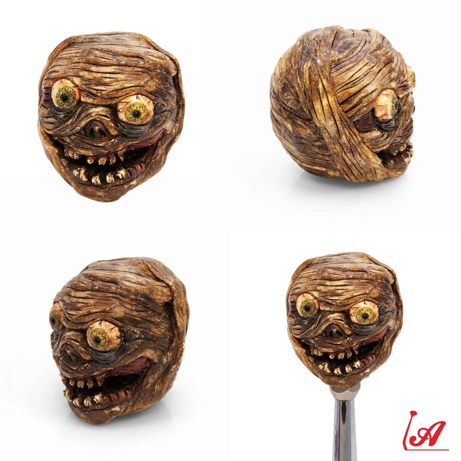 Marvin The Mummy Custom Shift Knob Handcrafted Limited Edition - Monster Hot Rod