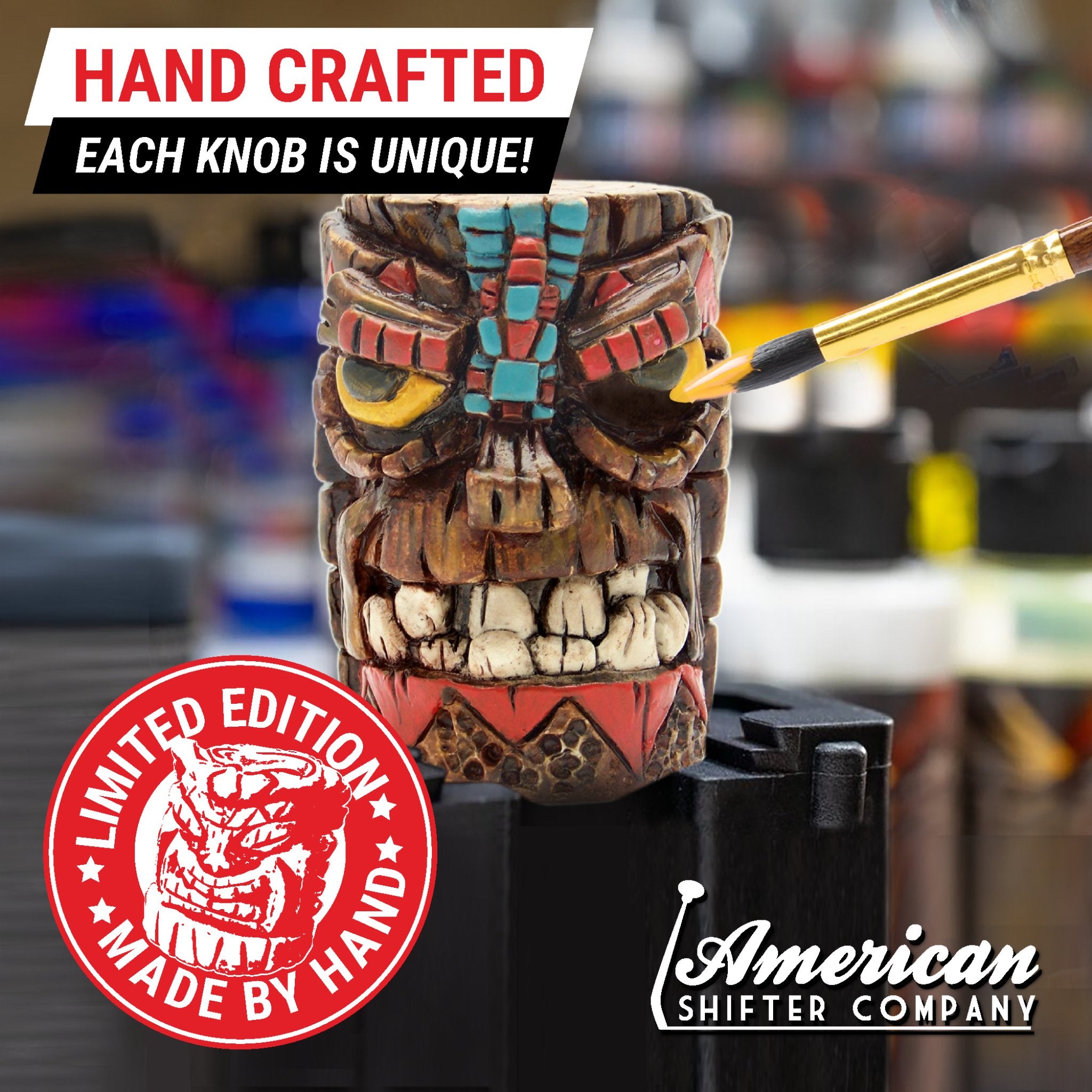 Grippy 8 Ball Zombie Hand Custom Shift Knob Handcrafted Limited Edition Hot Rod