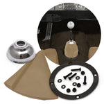 Vertical Shifter or Emergency Brake Boot with Trim Ring and Cap