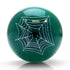 Green Spider Web Old Skool Round Metal Flake 2 Position Suicide Brody Knob