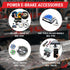 eBRAKE PRO+ Power Remote Mount Emergency Parking Brake Kit With Motor Control