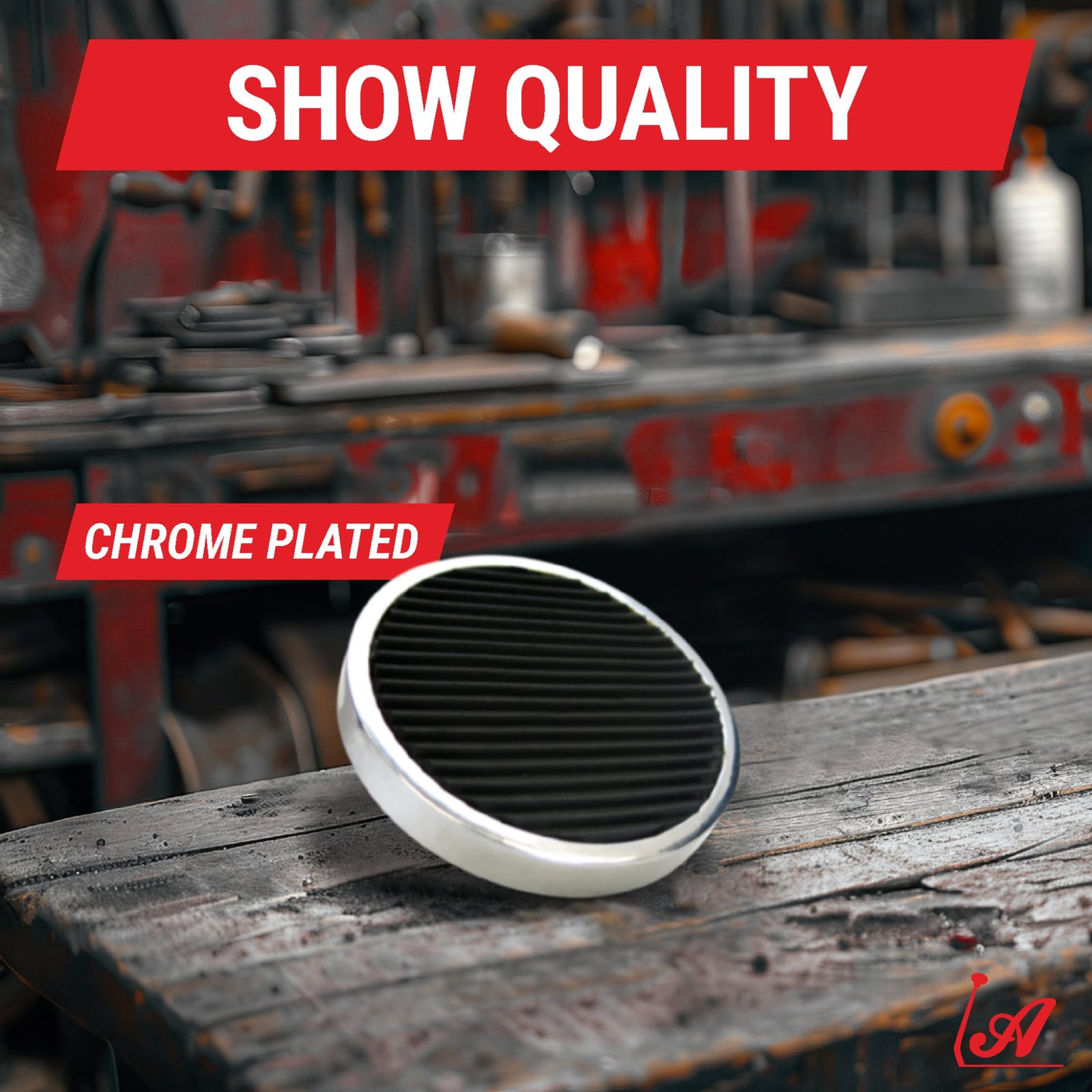 Round Clutch & Brake Pedal Set CNC Machined Billet Aluminum Custom