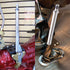 Chrome Transmission Mount Vertical Emergency Hand Brake 16in Handle - Heavy-Duty