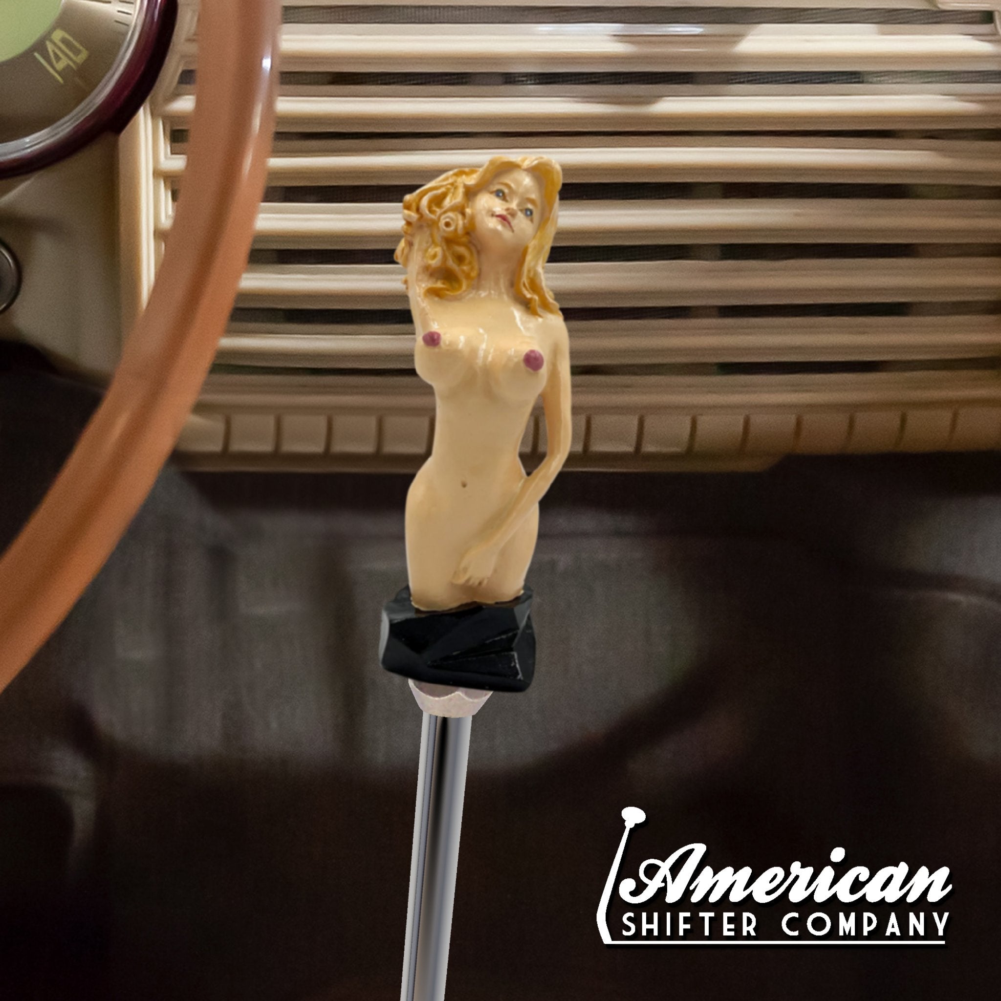 Candy Blonde Naked Lady Custom Shift Knob Handcrafted Limited Edition- Universal