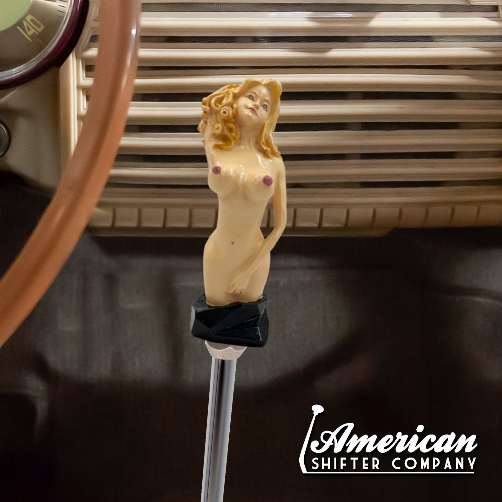 Candy Blonde Naked Lady Custom Shift Knob Handcrafted Limited Edition- Universal