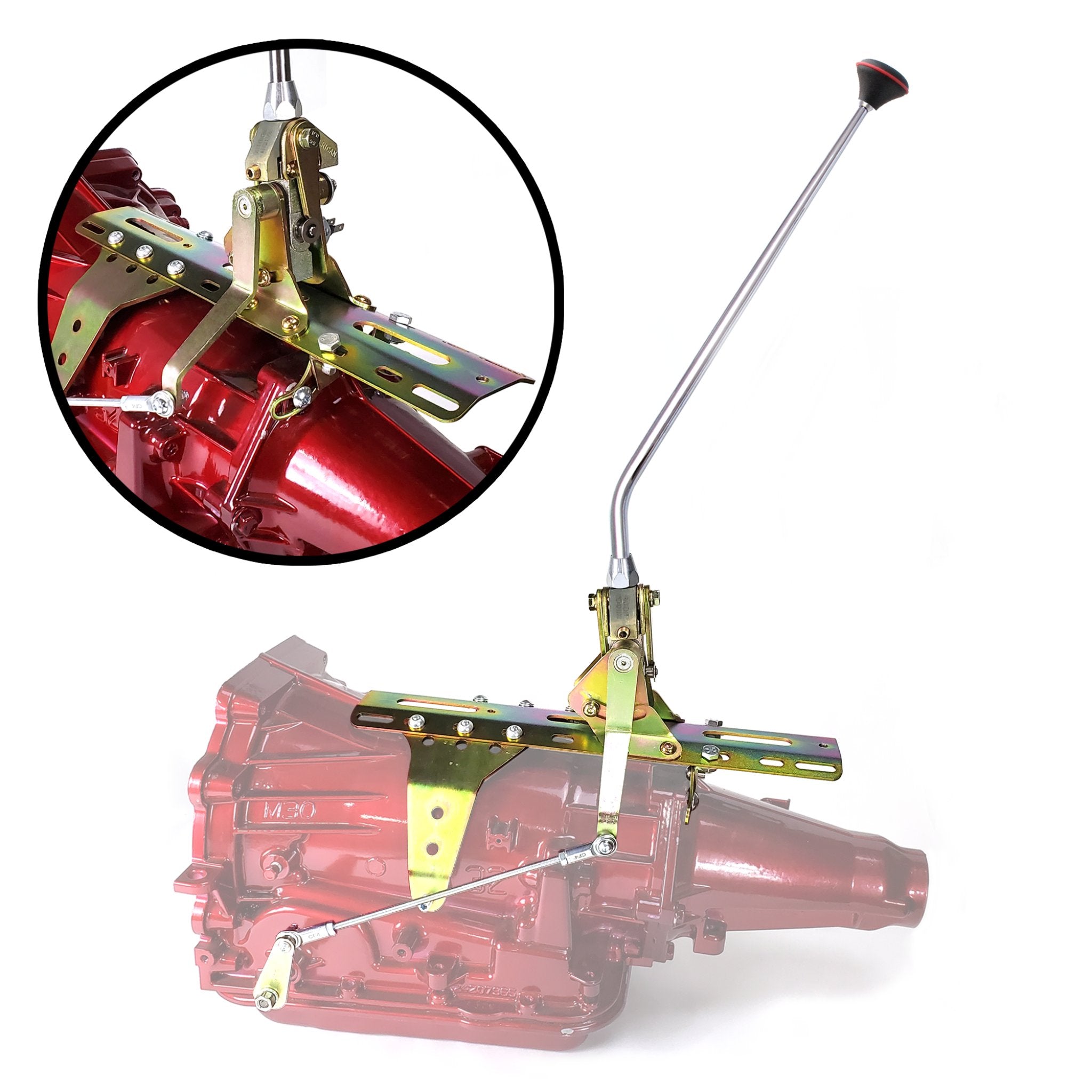 1960-1964 Toyota Corona Dual Action Push Button Transmission Shifter Kit for GM Powerglide