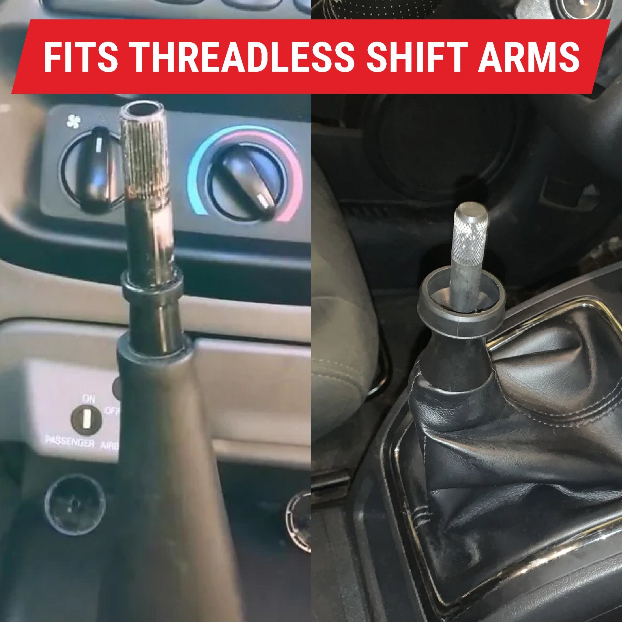 2nd Generation Universal Shift Knob Adapter For Thread-less Shift Arm M16 x 1.5