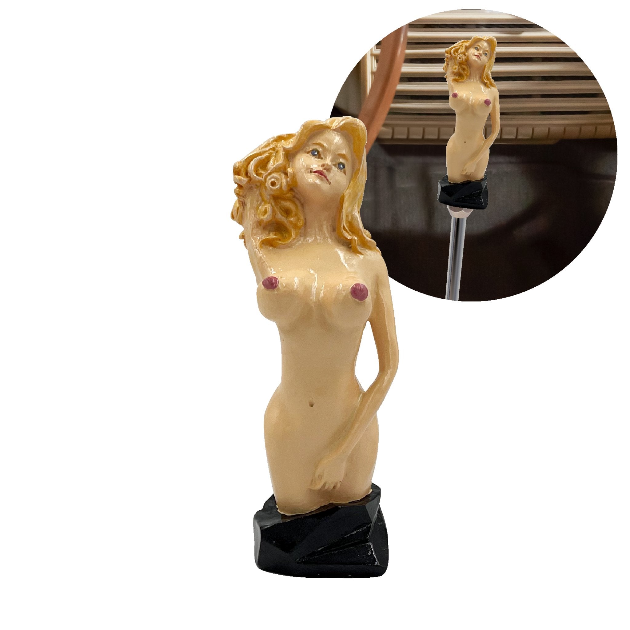 Candy Blonde Naked Lady Custom Shift Knob Handcrafted Limited Edition- Universal