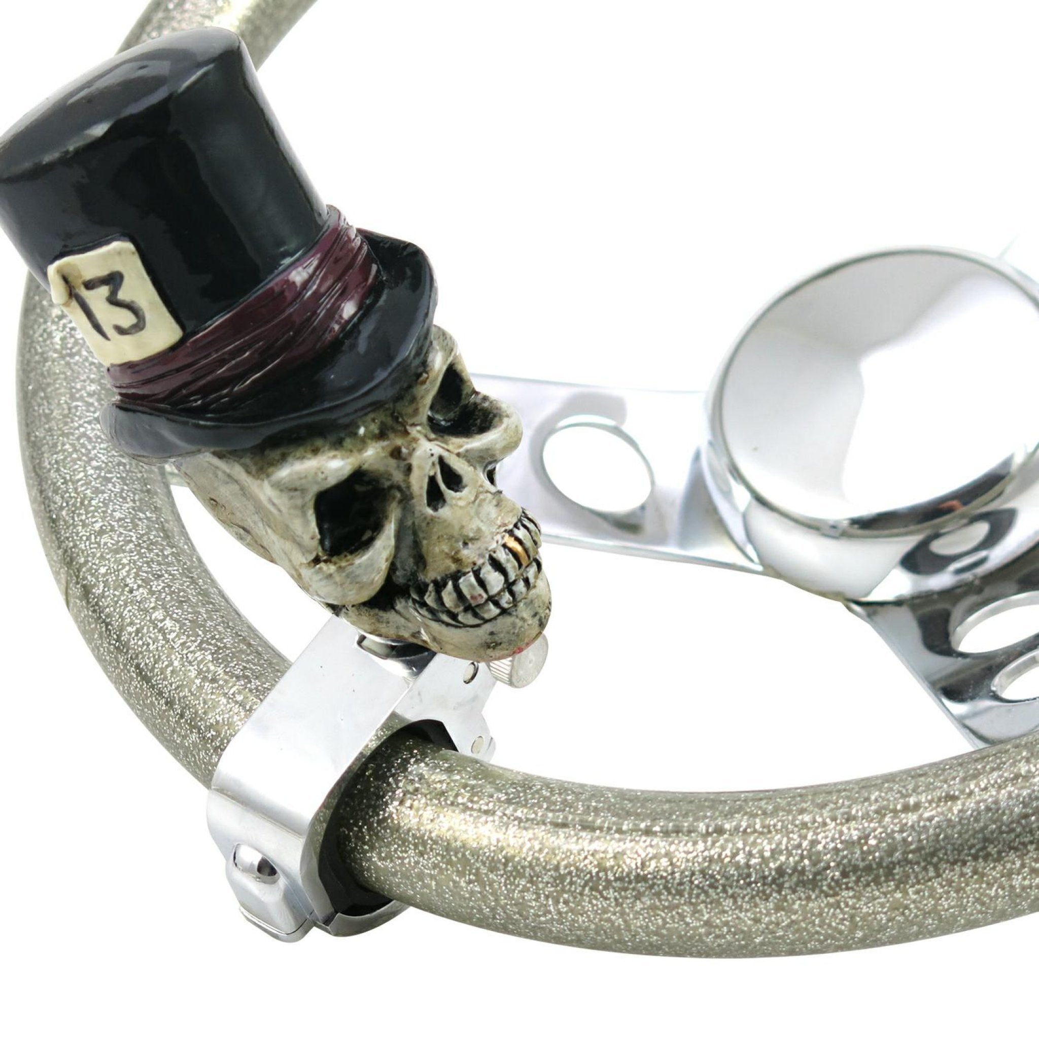 Top Hat Skull Custom 2 Position Suicide Brody Necker Knob for Steering Wheel