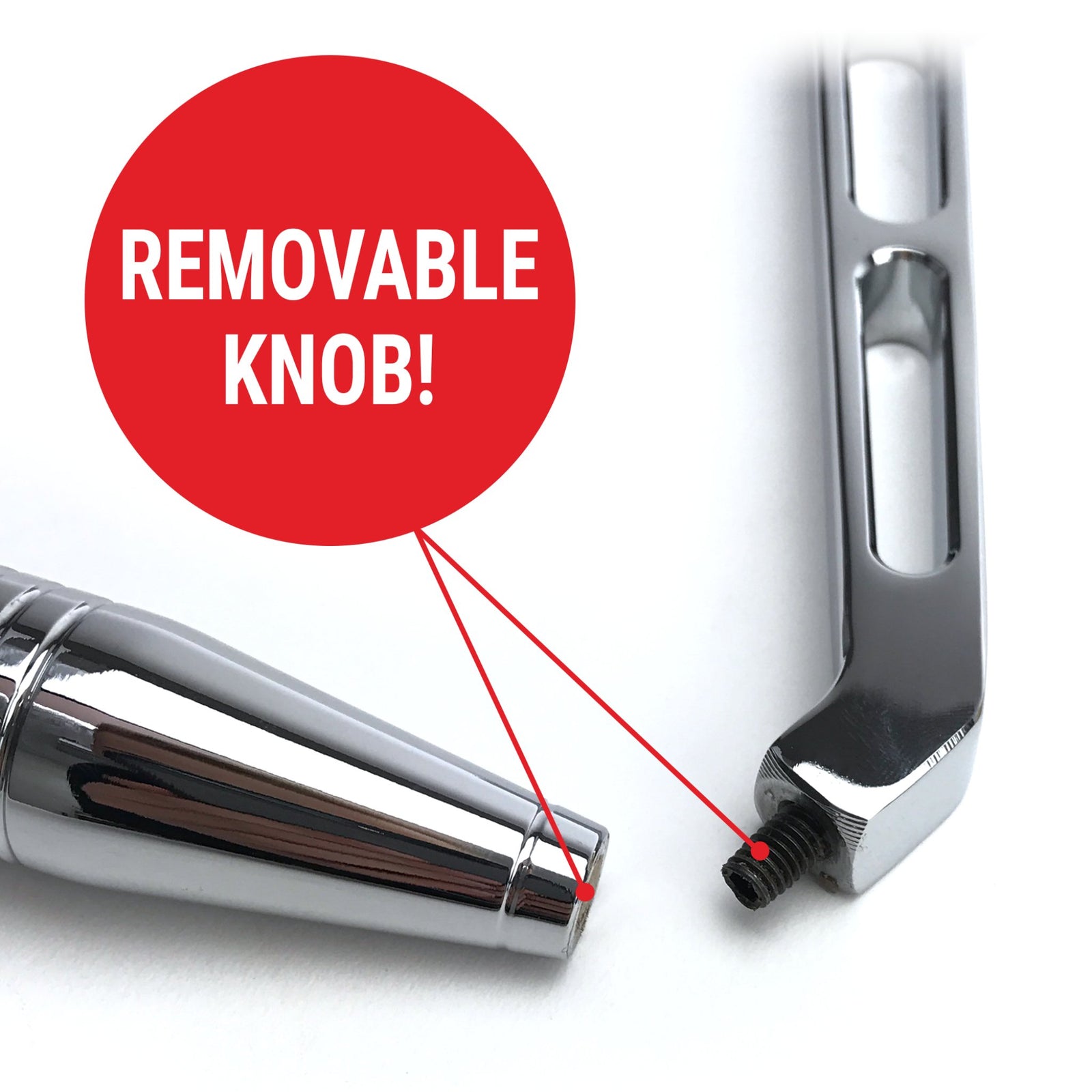 Early GM Billet Aluminum Classic Column Shifter Lever with Knob