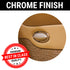 Billet Chrome Oval Universal Bright LED Interior Dome Light Courtesy Map Trunk