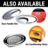 Billet Chrome Oval Universal Bright LED Interior Dome Light Courtesy Map Trunk