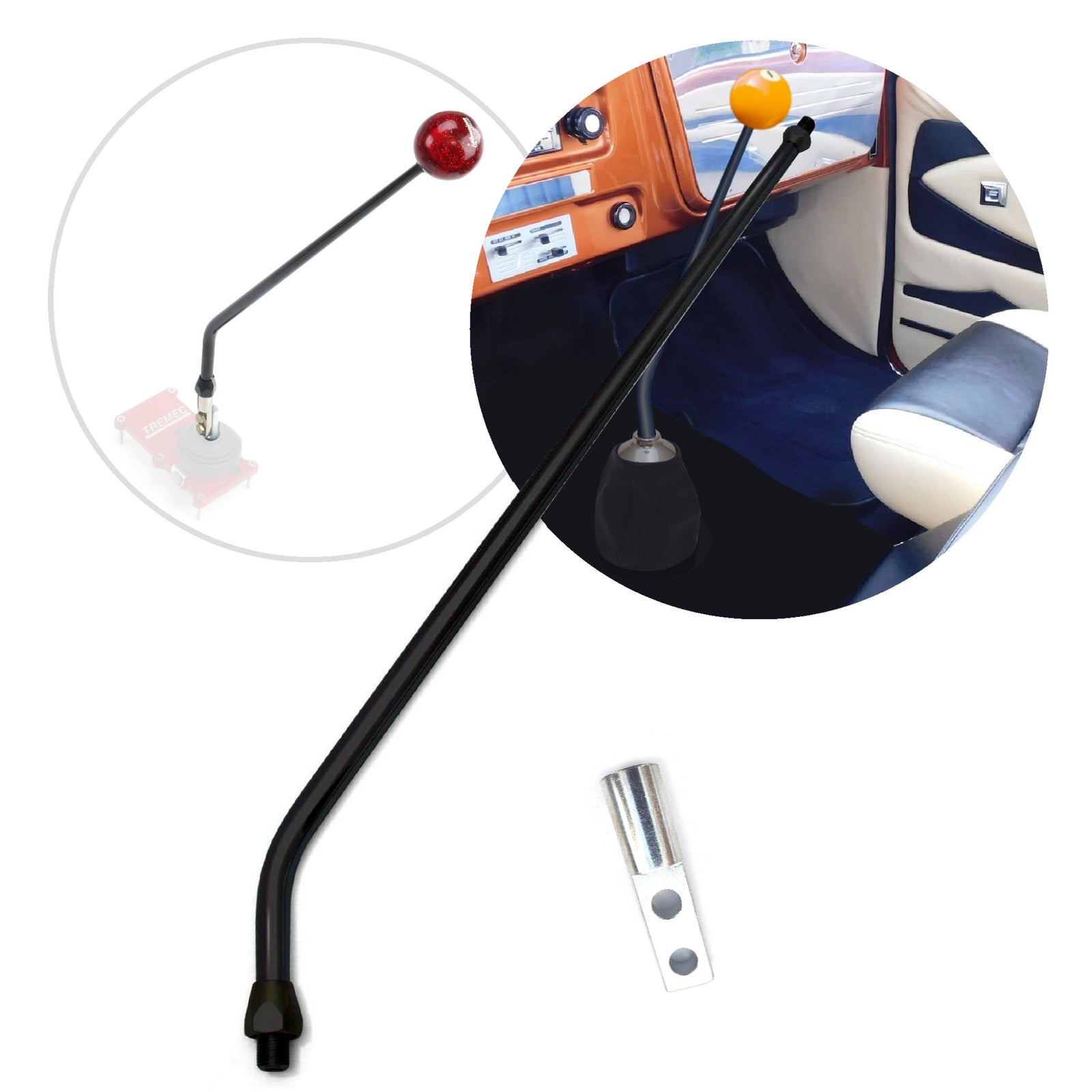 2007-2023 JAC Rein Shifter Lever Arm with Manual TKO Tremec Adapter - Fits 5 & 6 Speed Transmission