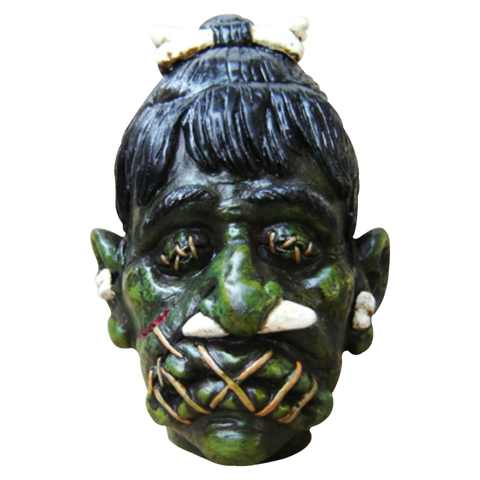 Sammie Shrunkin Head Custom Shift Knob Handcrafted Limited Edition HotRod Zombie